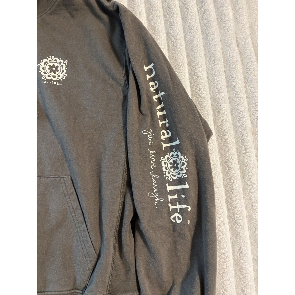 Natural Life Camper Van make your soul happy Hoodie Sweatshirt Women’s XS gray - Picture 7 of 9